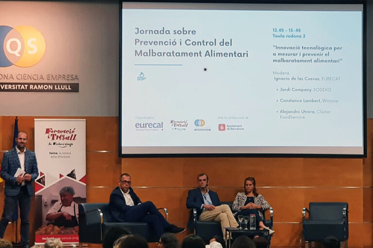 Participació del gerent del CoE in Tourism Innovation d'Eurecat a la jornada sobre prevenció i control del Malbaratament Alimentari el 17 d'octubre de 2022 a IQS